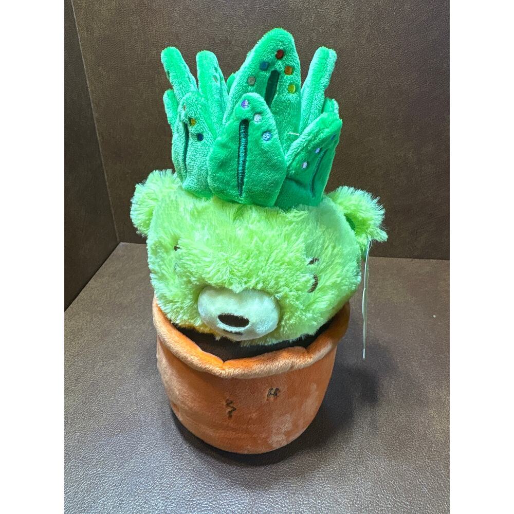 Moriah Elizabeth Fred Plush Plant Bear in Pot Green Succulent Character Toy NWT - Picture 9 of 12
